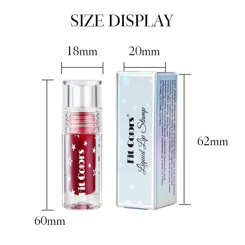 Fit Colors Lip Dye Liquid Lipstick Moisturizes Does Not Fade Does Not Stick To Cup Bite Lip Makeup Lip