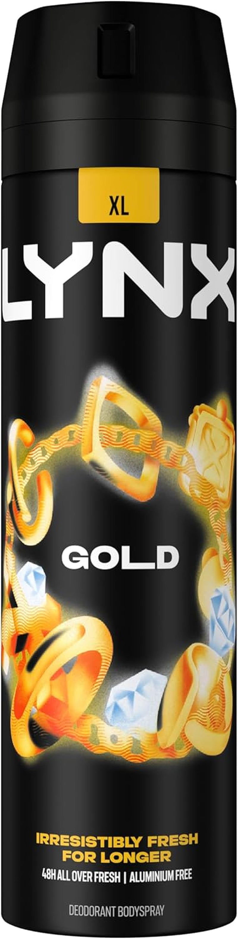 Men Gold Deodorant Body Spray with an Oud Wood & Fresh Vanilla Scent with 48 Hours of Odour Busting, High Defnition Fragrance 200 Ml, Pack of 6