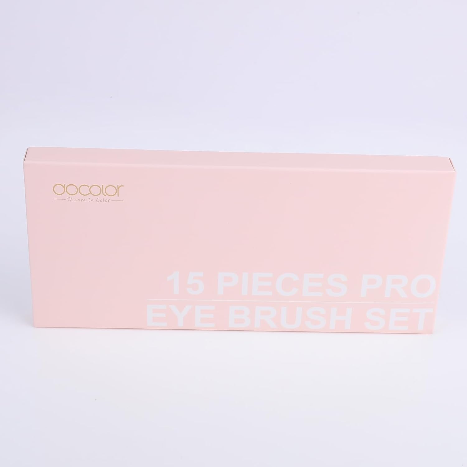 Eyeshadow Brushes  Eye Makeup Brushes 15Pieces Professional Eye Makeup Brush Set with Premium Wooden Handles for Eyeshadow, Concealer, Eyebrow, Eyelash and Eye Liners Neon (Pink, 15Pcs)