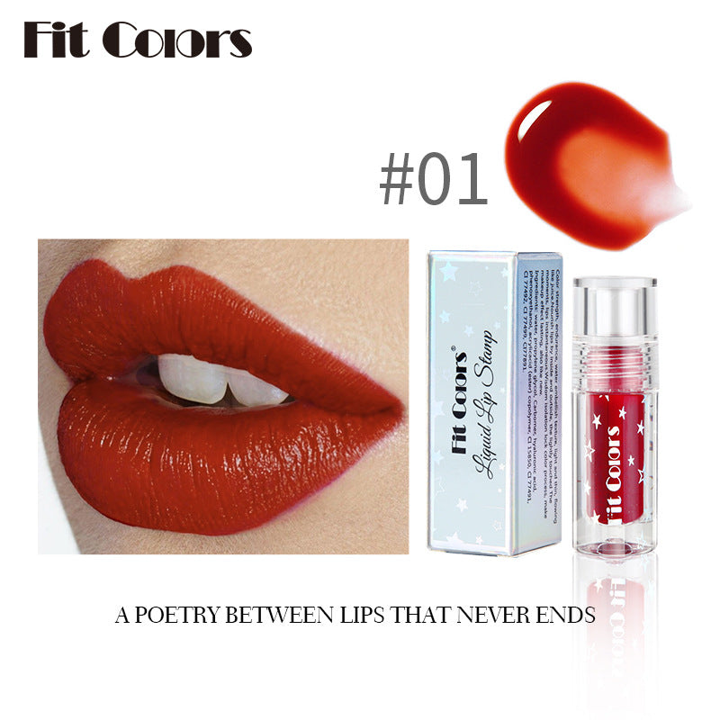 Fit Colors Lip Dye Liquid Lipstick Moisturizes Does Not Fade Does Not Stick To Cup Bite Lip Makeup Lip