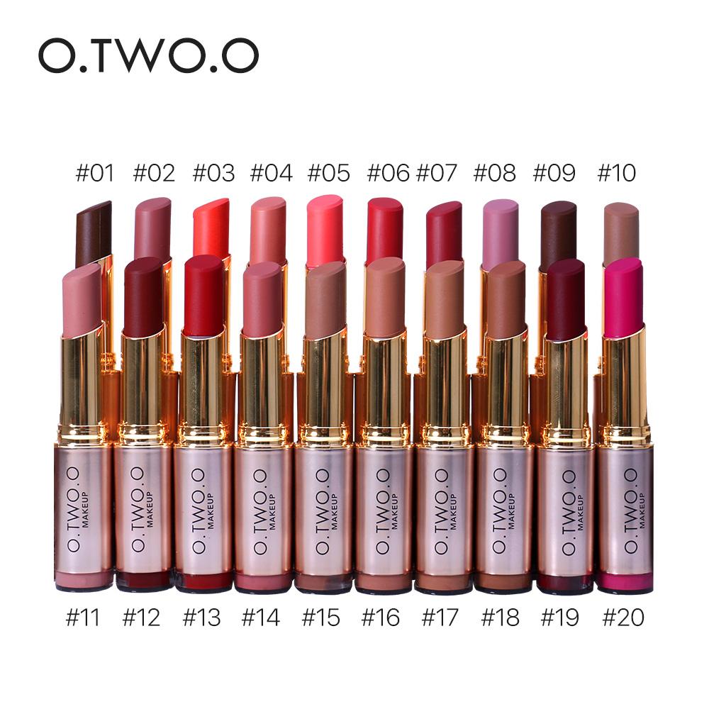 O.TWO.O Makeup Matte Lipstick 20Colors