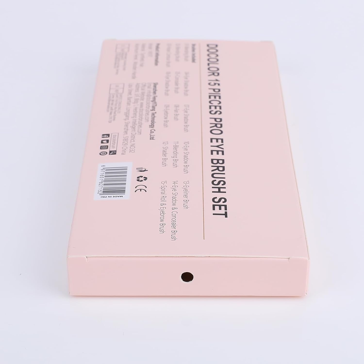 Eyeshadow Brushes  Eye Makeup Brushes 15Pieces Professional Eye Makeup Brush Set with Premium Wooden Handles for Eyeshadow, Concealer, Eyebrow, Eyelash and Eye Liners Neon (Pink, 15Pcs)