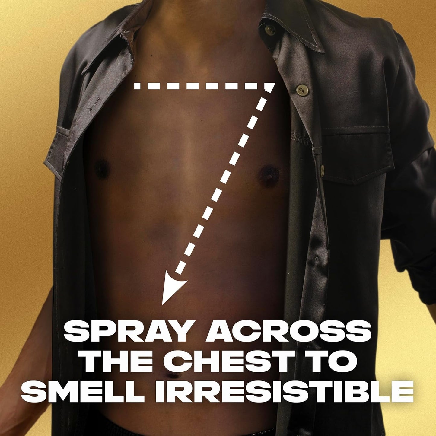 Men Gold Deodorant Body Spray with an Oud Wood & Fresh Vanilla Scent with 48 Hours of Odour Busting, High Defnition Fragrance 200 Ml, Pack of 6