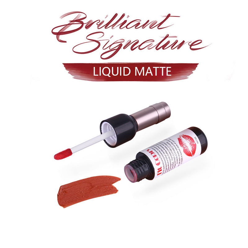Fit Colors Red Wine Bottle Non-Stick Cup Matte Lip Gloss