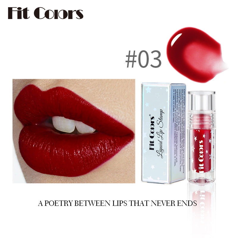 Fit Colors Lip Dye Liquid Lipstick Moisturizes Does Not Fade Does Not Stick To Cup Bite Lip Makeup Lip