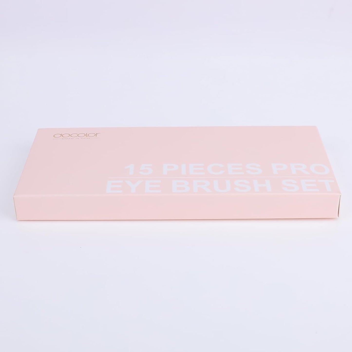 Eyeshadow Brushes  Eye Makeup Brushes 15Pieces Professional Eye Makeup Brush Set with Premium Wooden Handles for Eyeshadow, Concealer, Eyebrow, Eyelash and Eye Liners Neon (Pink, 15Pcs)