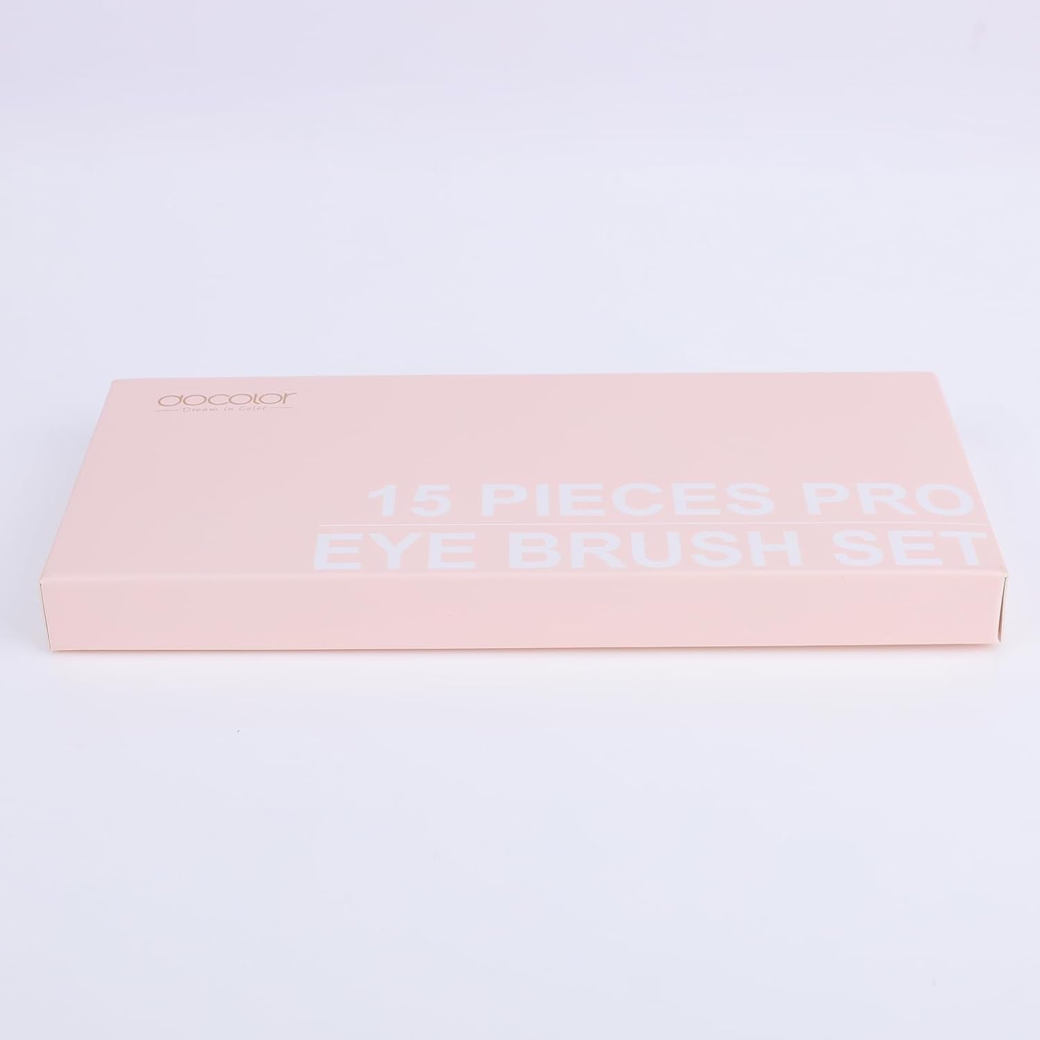 Eyeshadow Brushes  Eye Makeup Brushes 15Pieces Professional Eye Makeup Brush Set with Premium Wooden Handles for Eyeshadow, Concealer, Eyebrow, Eyelash and Eye Liners Neon (Pink, 15Pcs)